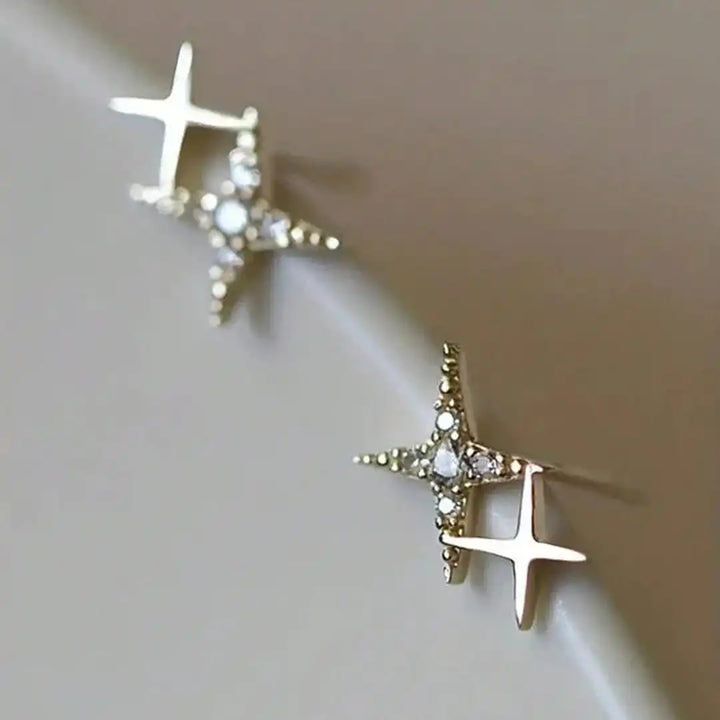 Glistening Star Studs