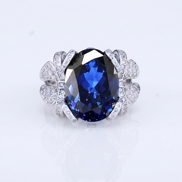 Adjustable Dark Elegance Ring