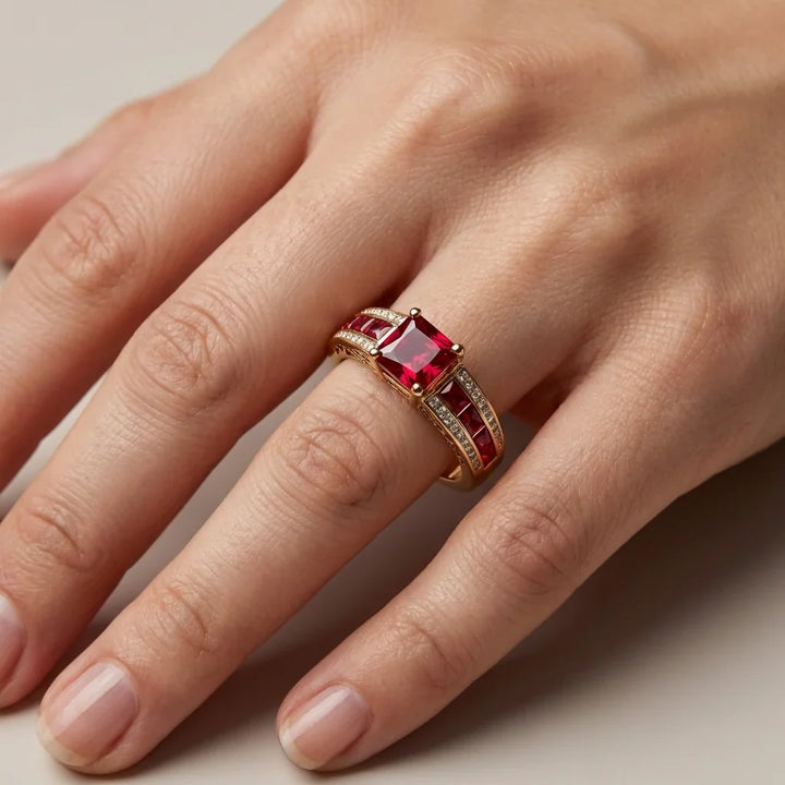 Ruby Empress Luxury Statement Ring
