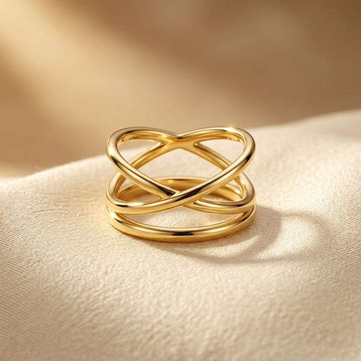 Elegant Gold Minimalist Wrap Band