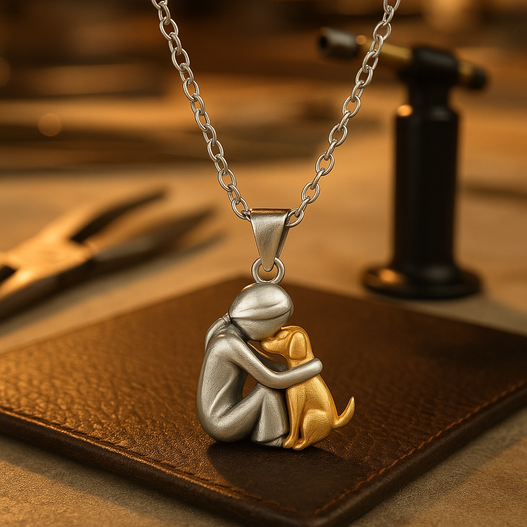 Canine Affection Pendant Necklace
