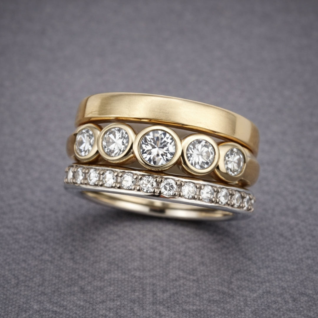 Eternal Gold Diamond Celebration Ring