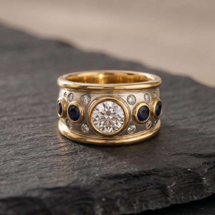 Retro Cubic Zirconia Set Ring