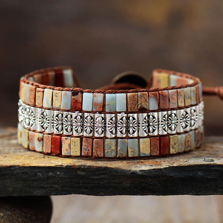 Lotus Bohemian Wrap Bracelet