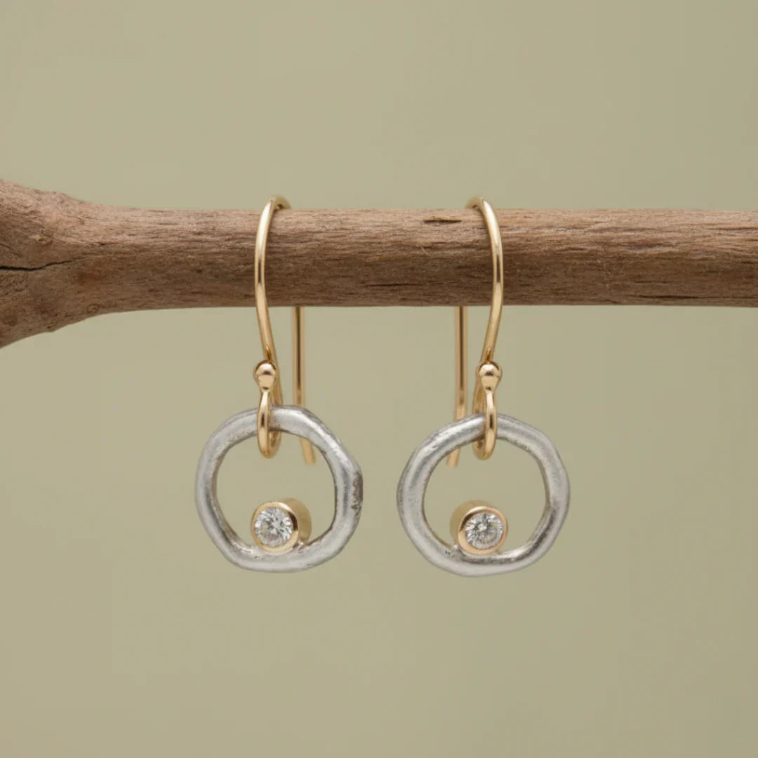 Laura Retro Zirconia Earrings