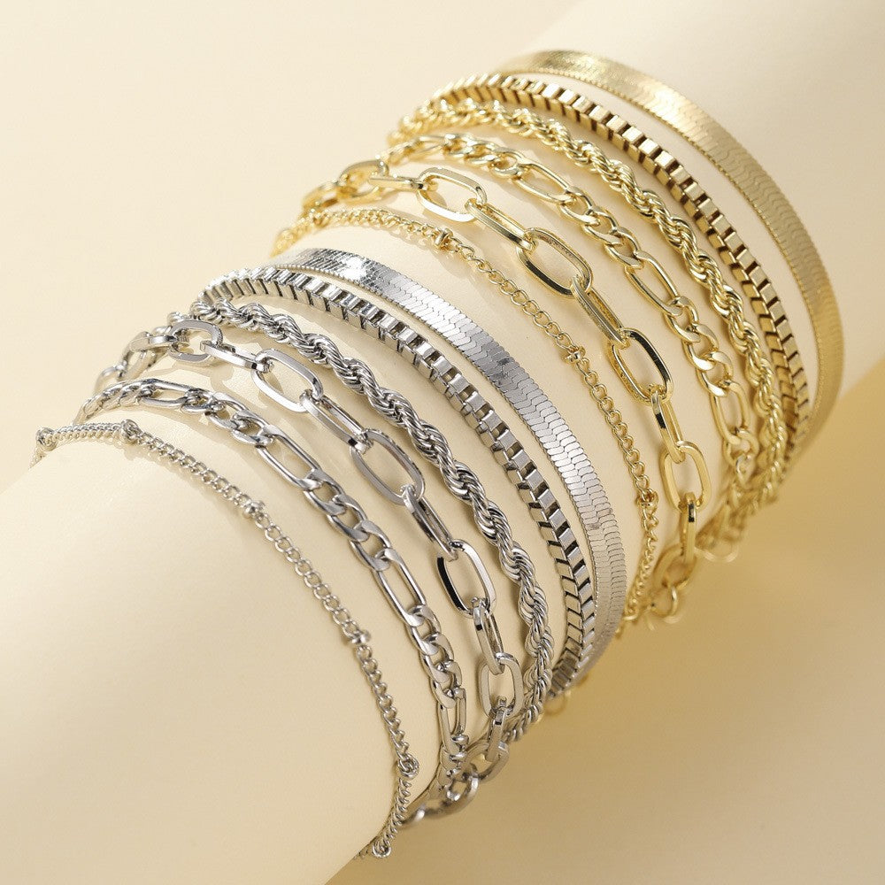 Ellis™ | Collection of Gold Bracelets