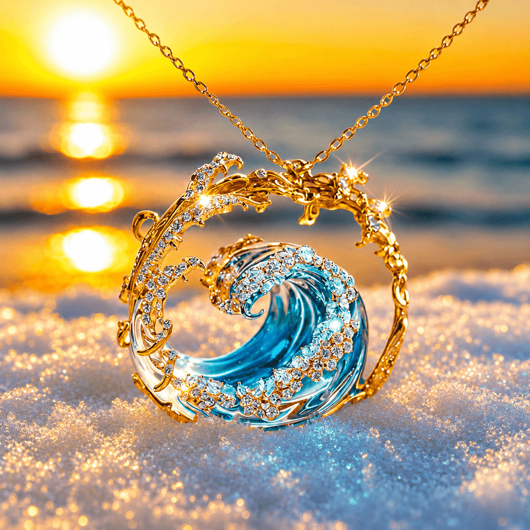 Ocean's Oath Gold Necklace