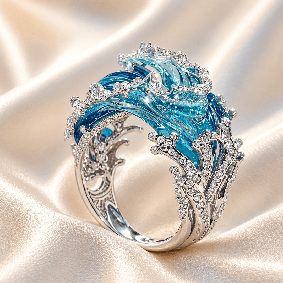 Ocean's Oath White Gold Ring
