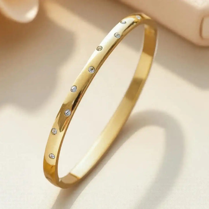 Eternal Golden Zirconia Bracelet