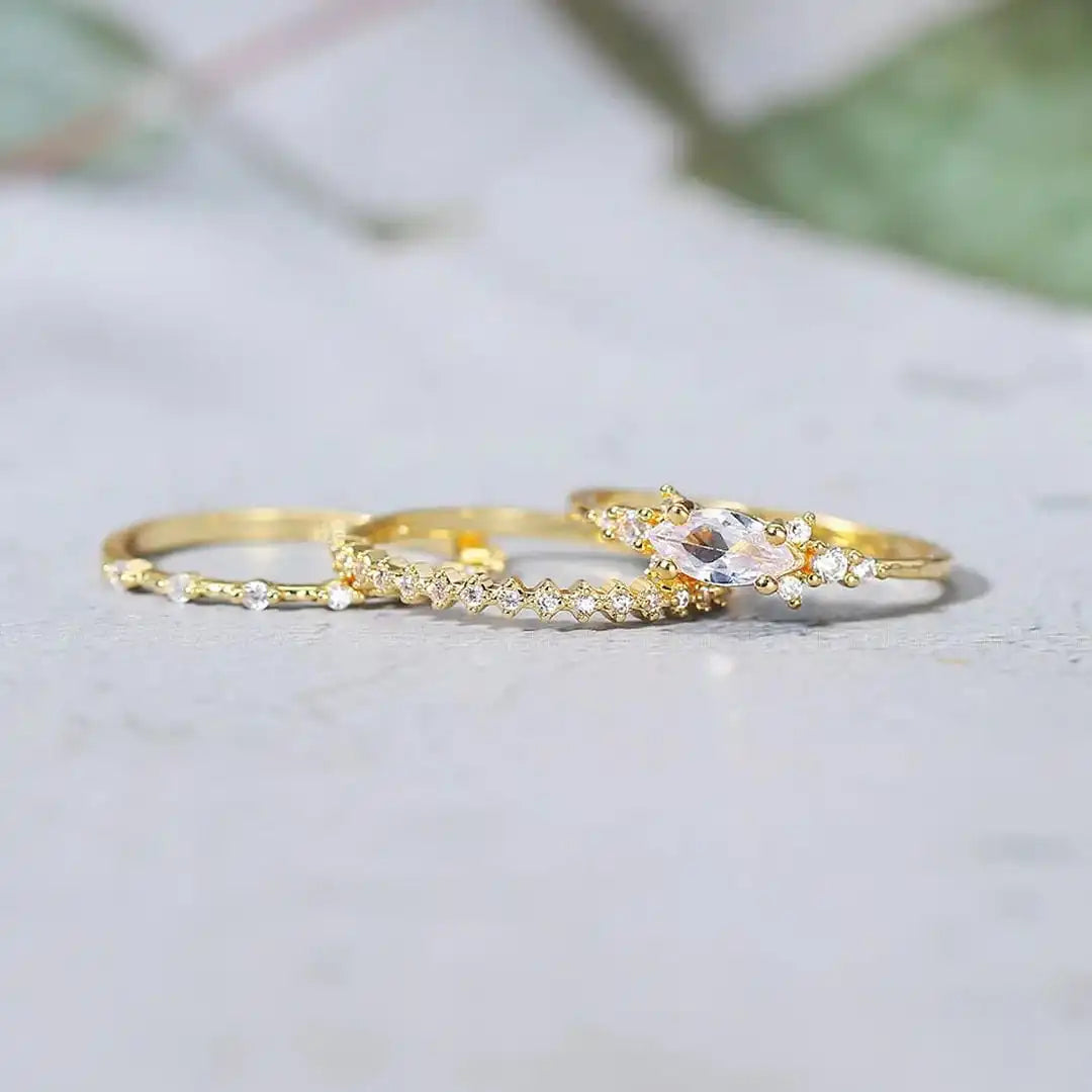 Mila Gold Ring Collection