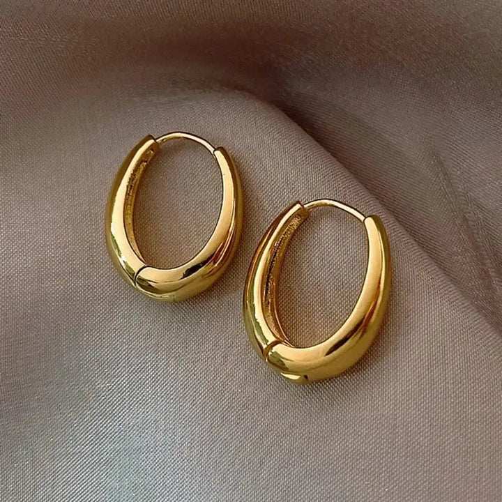 Timeless Golden Hoop Earrings