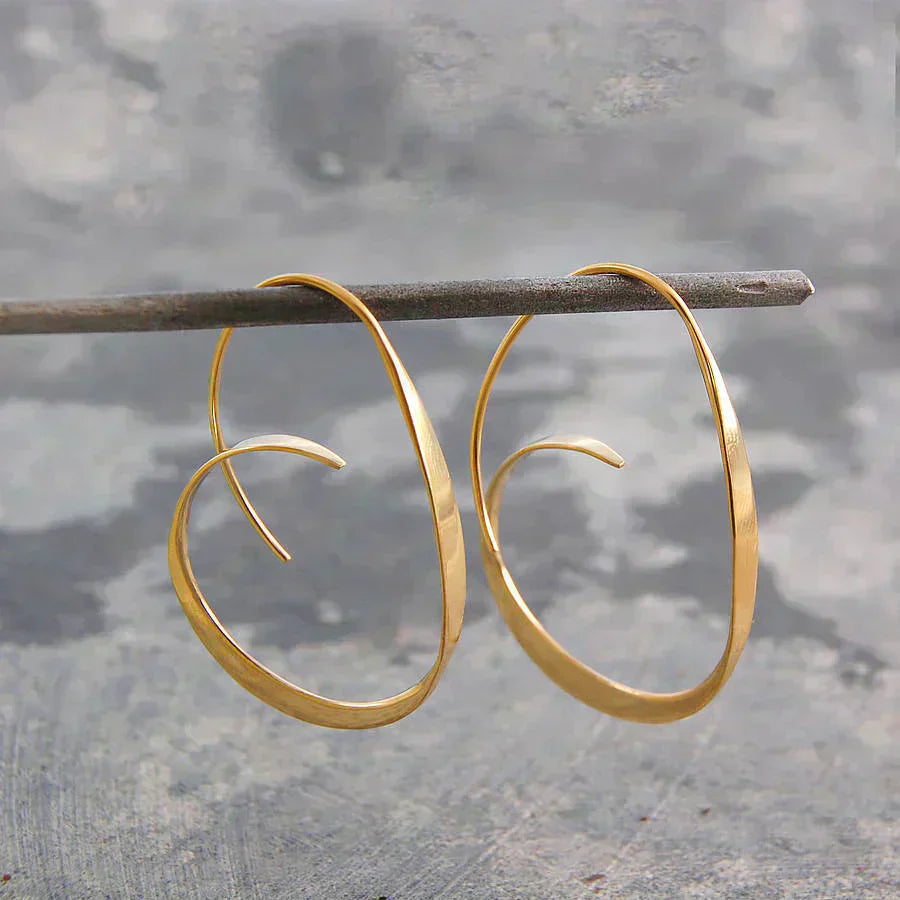Twisted Hoop Earrings Bliss