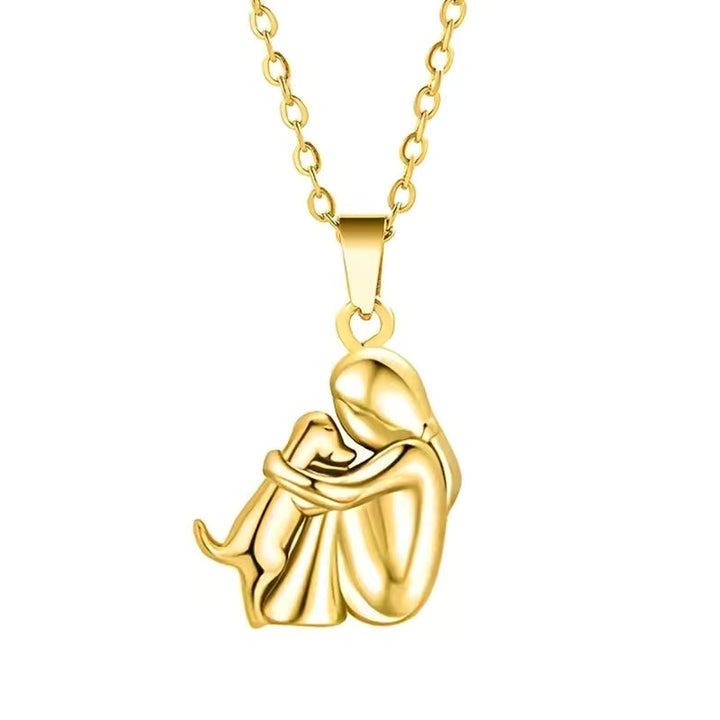 Canine Affection Pendant Necklace