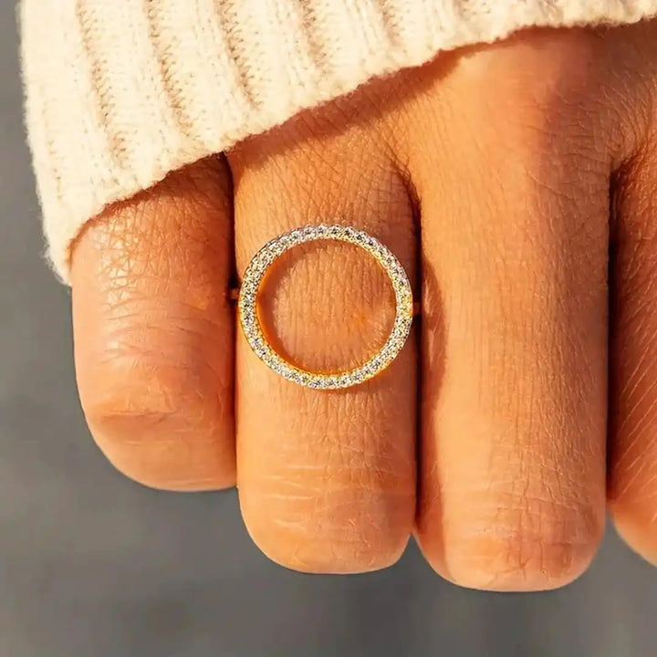 Cubic Zirconia Round Ring