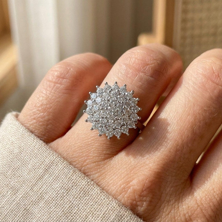 Crystal Cluster Halo Statement Band