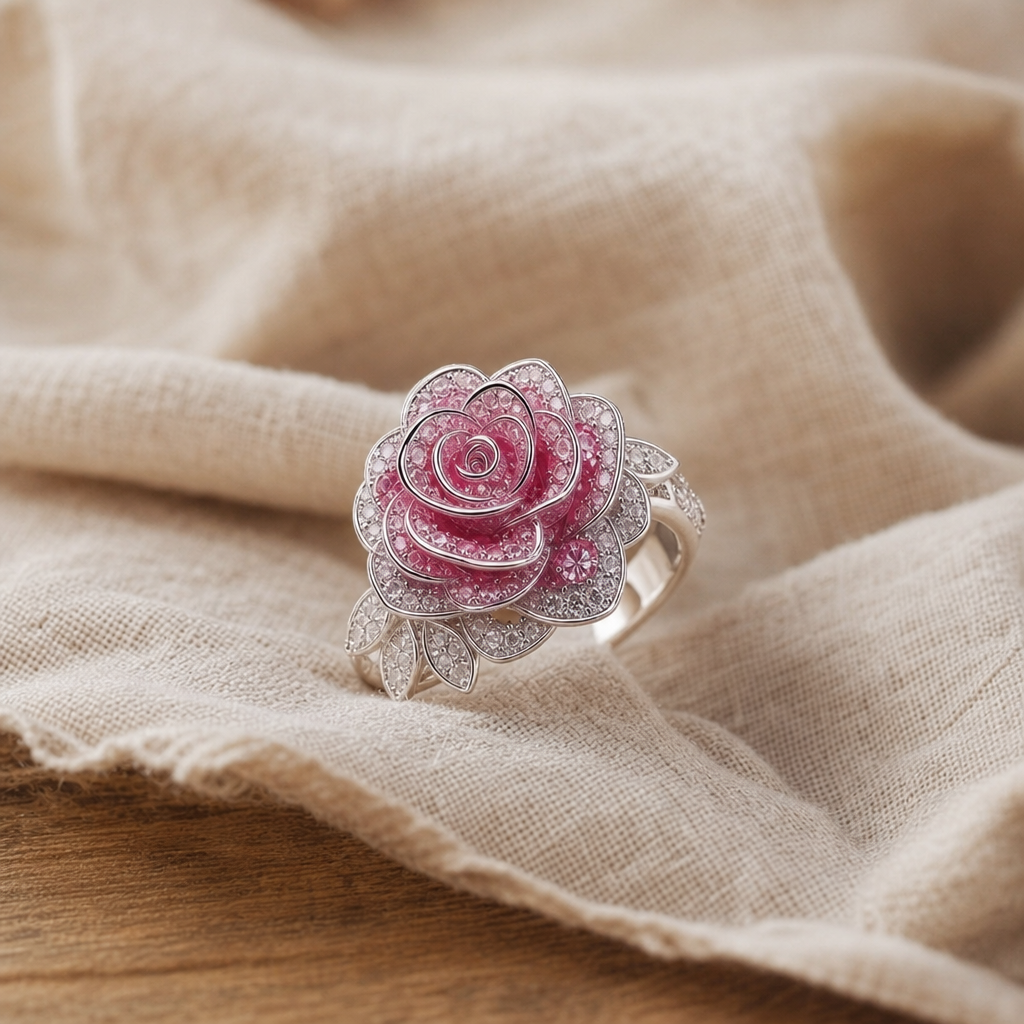 Exotic Silver Plated Ring