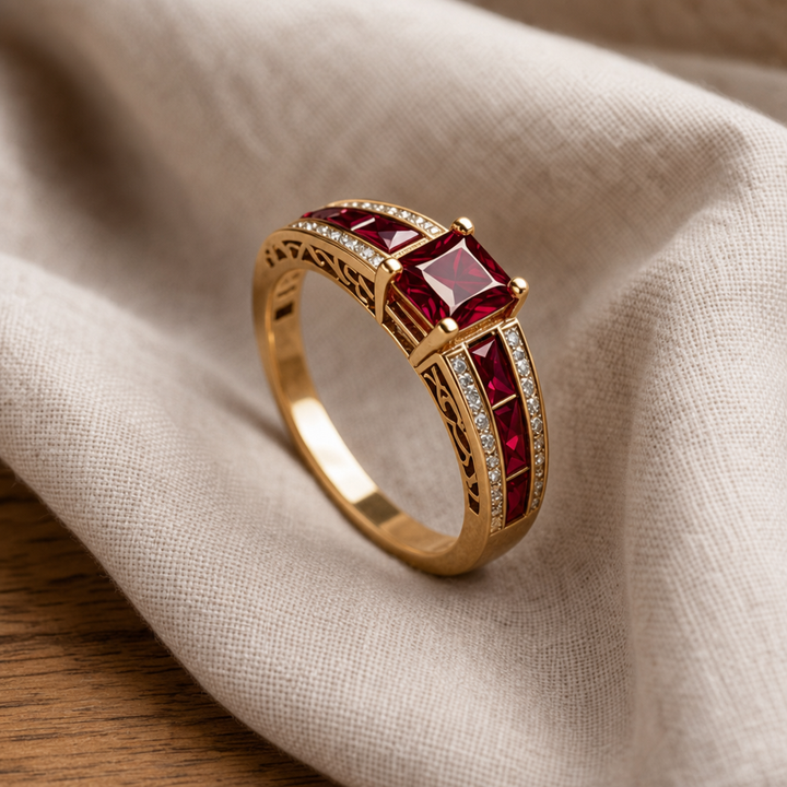 Ruby Empress Luxury Statement Ring