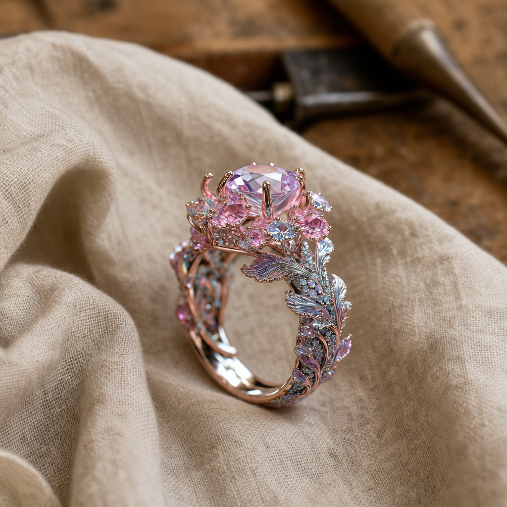 Exotic Silver Plated Ring