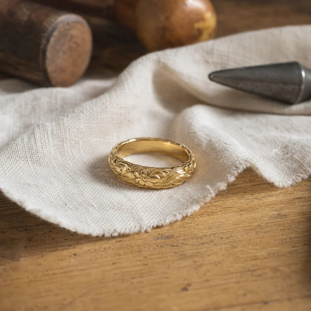 Gold Infinity Style Ring