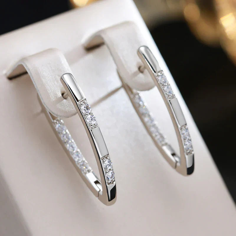 Sylvia Chic Zirconia Earrings