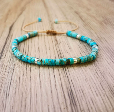 Eternal Elegance Turquoise Beaded Bracelet
