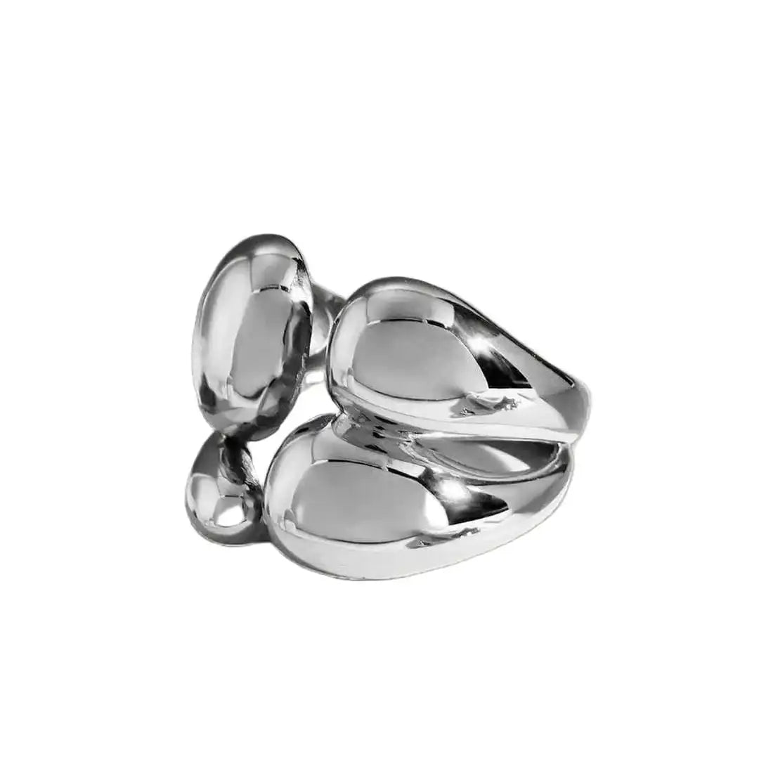 Dual Color Gold and Silver Stackable Ring