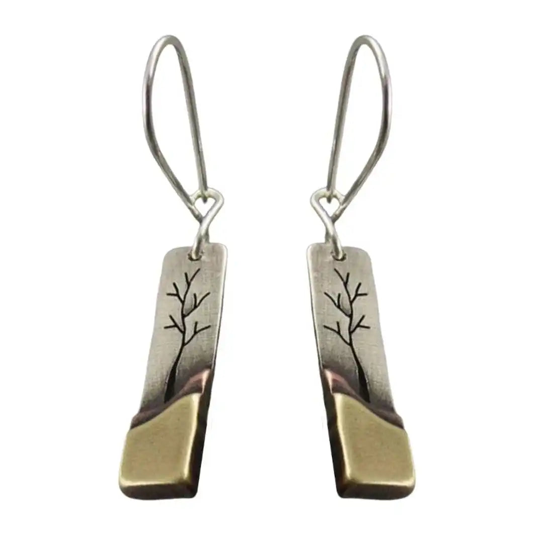 Retro Luna Leaf Dangles