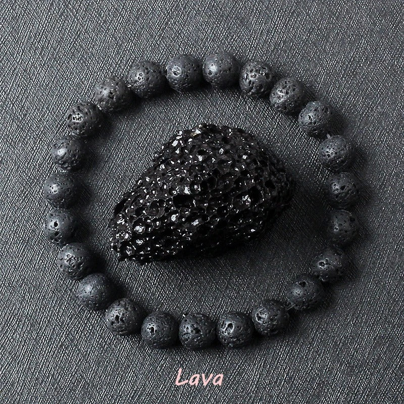 Lava Stone Bracelet for Enhanced Grounding and Empowerment