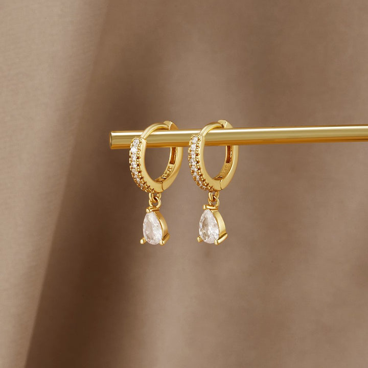 Luxury Crystal Gold Earrings