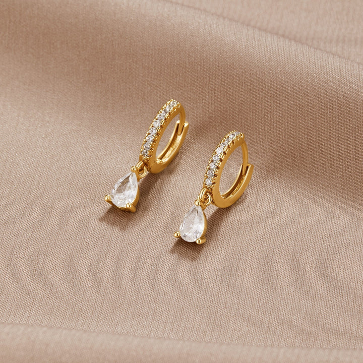 Luxury Crystal Gold Earrings